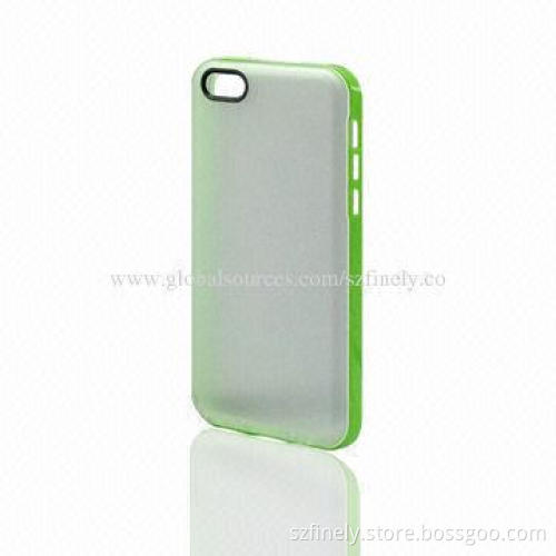 PC + TPU Cases for iPhone 5C, Removable Separation Design, Multi-color Choose